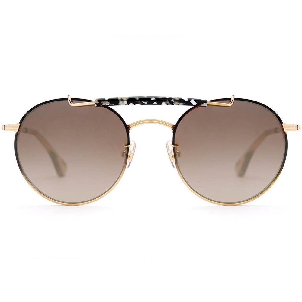 KREWE Black and Gold Sunglasses